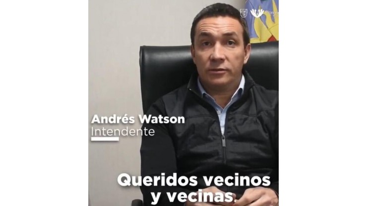 El intendente Watson y un nuevo mensaje a los varelenses